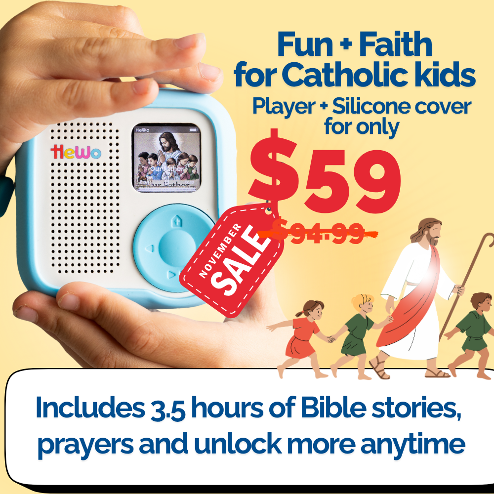 Christ is King offer! Save $36 on your HeWo Player + Silicone Cover